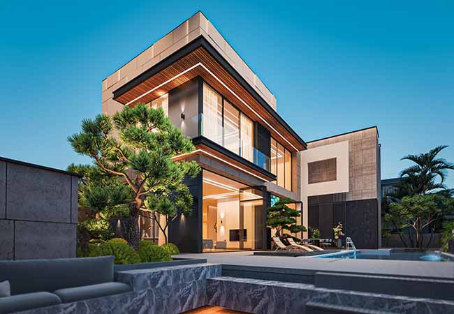 nhôm kính bình dương cho biệt thự